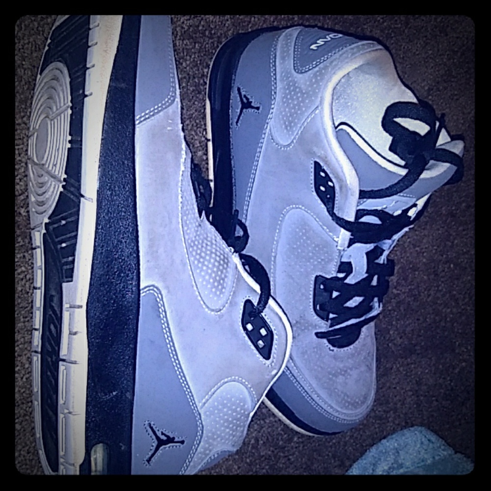Grey Jordans